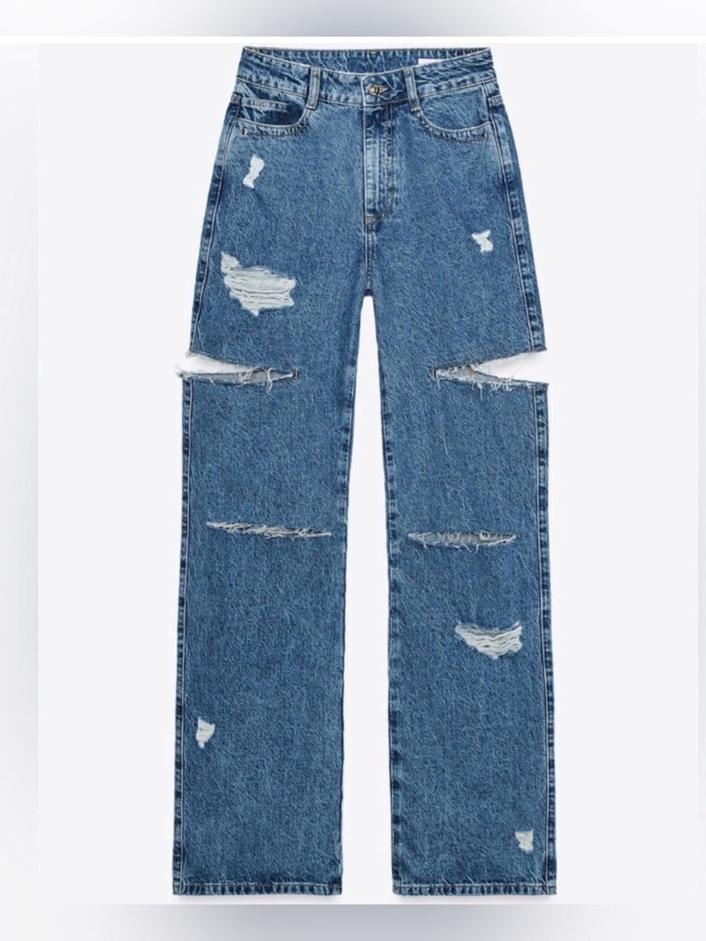 Zara ripped jeans